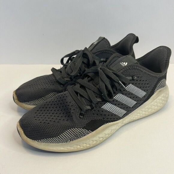adidas Men's Fluidflow 2.0 Running Sneaker Size 8.5 FZ1983 Gray/Black/White - Picture 1 of 9